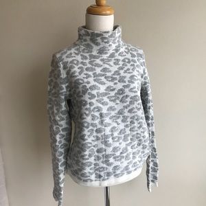 Loft Jacquard Leopard Sweater